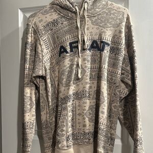 Beige Patterned Ariat Women’s Hoodie